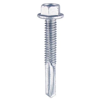 Timco Self-Drilling Heavy Section Silver Drill Screw5.5 X 38 from B&Q