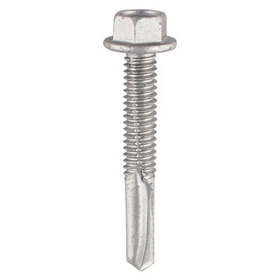 Timco Self-Drilling Heavy Section Drill Screw Exterior Silver5.5 X 65 from B&Q