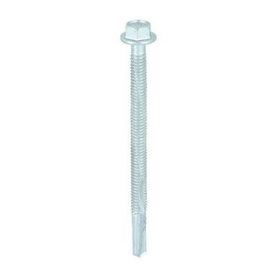 Timco Self-Drilling Heavy Section Drill Screw Exterior Silver With Epdm Washer5.5 X 80 from B&Q