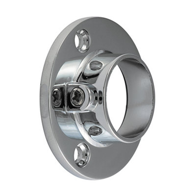TimcoLocking End SocketFor Round TubePolished Chrome (Size 25mm2 Pieces) from B&Q