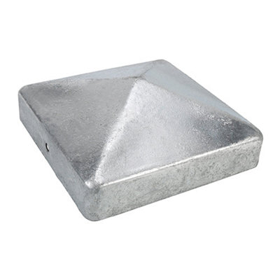 Timco Fence Post Cap Hot Dipped Galvanised100mm from B&Q