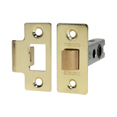 B&Q -  Economy Tubular Latch Electro Brass79.5mm