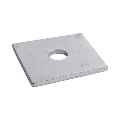 Timco Square Plate Washers - M10 X 50 X 50 X 3 (100Pcs) Silver