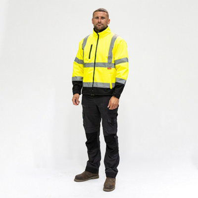 TimcoHi-Visibility Softshell JacketYellow (Size Xx Large1 Each) from B&Q