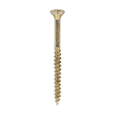 Timco Velocity Premium Multi-Use Countersunk Gold Woodscrews4.0 X 50 (800Pcs) from B&Q