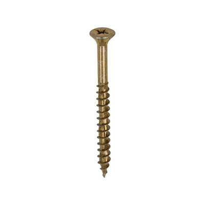 Timco Velocity Premium Multi-Use Countersunk Gold Woodscrews5.0 X 60 (400Pcs) from B&Q