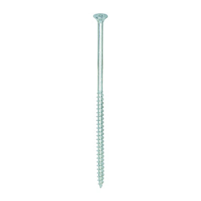 Timco Solo Countersunk Woodscrews - 5.0 X 120 (100Pcs) Silver