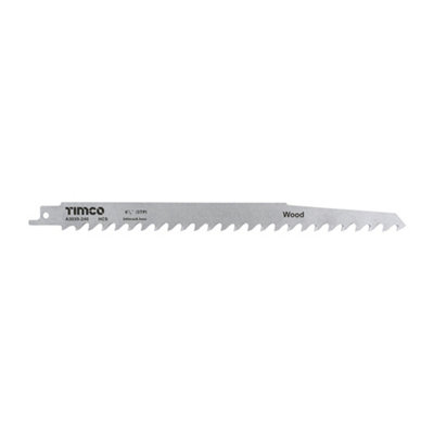 Timco Reciprocating Saw Blades Wood Cutting High Carbon SteelS1542K from B&Q