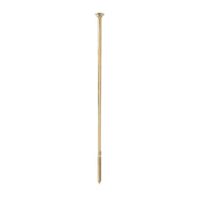 Timco C2 Clamp-Fix Multi-Purpose Premium Countersunk Gold Woodscrews8.0 X 360 (25Pcs) from B&Q