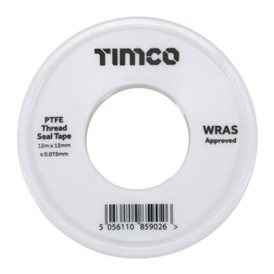Timco Ptfe Thread Seal Tape - X 12Mm 12M