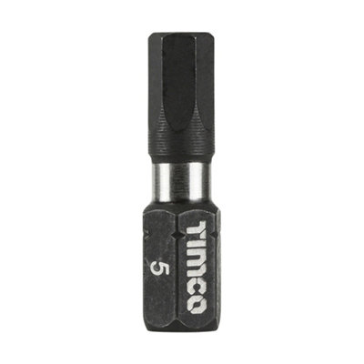 TimcoImpact Driver BitsHex (Size 5.0 X 2510 Pieces) from B&Q