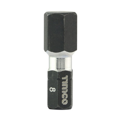 TimcoImpact Driver BitsHex (Size 8.0 X 2510 Pieces) from B&Q