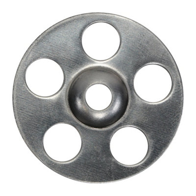 Timco Metal Insulation Disc A2 Stainless Steel36mm (100Pcs) from B&Q