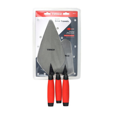 Timco - Brick Trowel Set (Size 3Pcs - 3 Pieces)