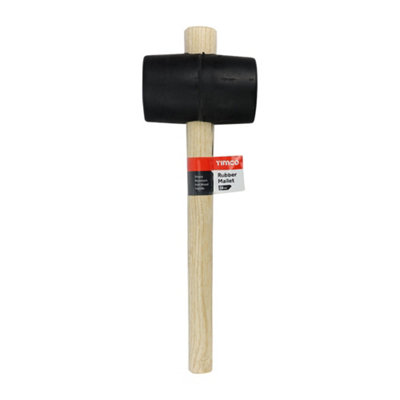 Timco - Rubber Mallet - Black (Size 16Oz - 1 Each)