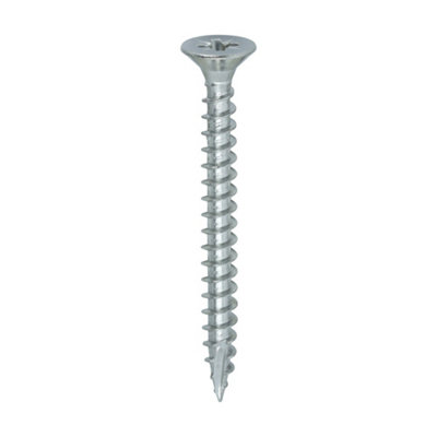 Timco Classic Multi-Purpose Countersunk A4 Stainless Steel Woodcrews - 5.0 X 50 (200Pcs) Green