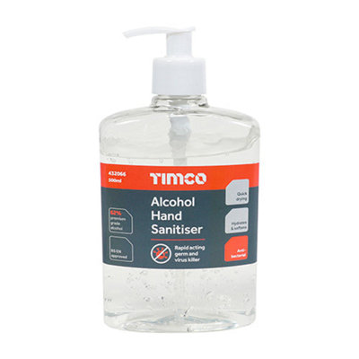TimcoHand Sanitiser (Size 500Ml1 Each) from B&Q