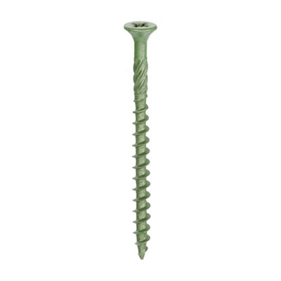 B&Q -  Decking Screws Countersunk Exterior Green4.5 X 60 (200Pcs)