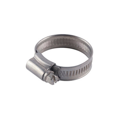 Timco Hose Clips A2 Stainless Steel25-35mm from B&Q