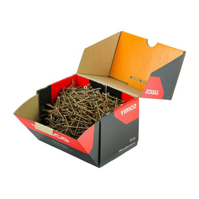 Timco Solo Countersunk Woodscrews - 4.0 X 60 (1000Pcs) Gold
