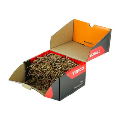 Timco Solo Countersunk Gold Woodscrews5.0 X 70 (1000Pcs) from B&Q