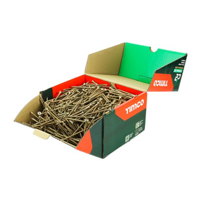 Timco C2 Strong-Fix Multi-Purpose Premium Countersunk Gold Woodscrews5.0 X 80 (1000Pcs) from B&Q