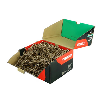 B&Q - TimcoC2 Strong-Fix Multi-Purpose Premium ScrewsIndustry PackPzDouble Countersunk- Yellow(Size 5.0 X 1001000 Pieces)