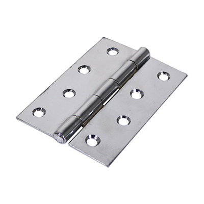 TimcoButt HingeFixed Pin (1838)Polished Chrome (Size 75 X 502 Pieces) from B&Q