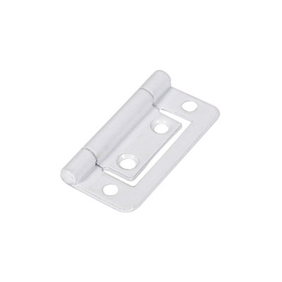 TimcoFlush Hinge (105)White (Size 50 X 38.52 Pieces) from B&Q