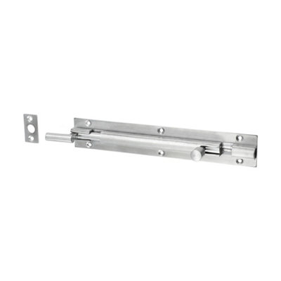 TimcoNecked Barrel BoltSatin Chrome (Size 150 X 25mm1 Each) from B&Q