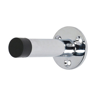 TimcoProjection Door StopPolished Chrome (Size 70mm1 Each) from B&Q