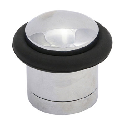 TimcoCylinder Door StopPolished Chrome (Size 41mm1 Each) from B&Q