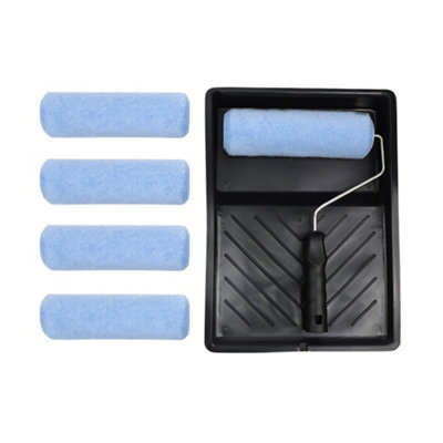 B&Q -  Contractors RollerFrame & Tray Set9In Medium Pile7 Pieces