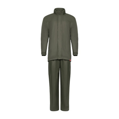 TimcoRain Jacket & TrousersGreen (Size Large1 Each) from B&Q