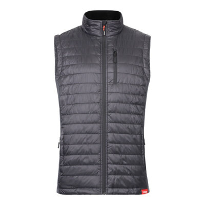 TimcoPadded BodywarmerGrey/black (Size Large1 Each) from B&Q
