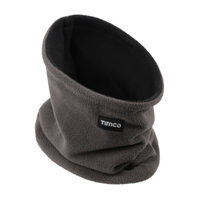 Timco Fleece Neck Warmer Grey One Size