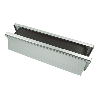 TimcoIntumescent LetterboxSatin Anodised AluminiumSilver Frame (Size 272 X 701 Each) from B&Q