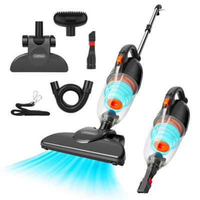 Vonhaus Stick Vacuum Cleaner 17Kpa, Corded 800W Handheld, Upright Bagless, 2 In 1, Hepa Filter, 1.3L Dust Tank, 6M Cord