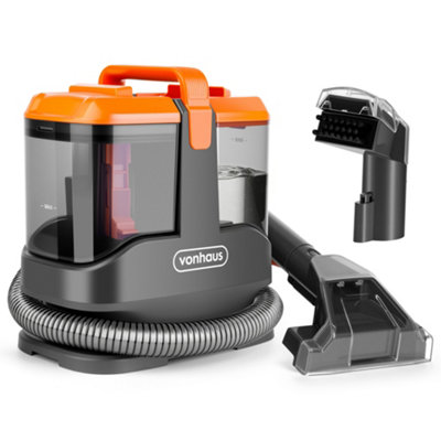B&Q -  Spot Cleaner 450W1L Ultra Lightweight Dual Tank Handheld Carpet Cleaner With Self-Clean & 1.5M Long Reach Hose2.6Kg