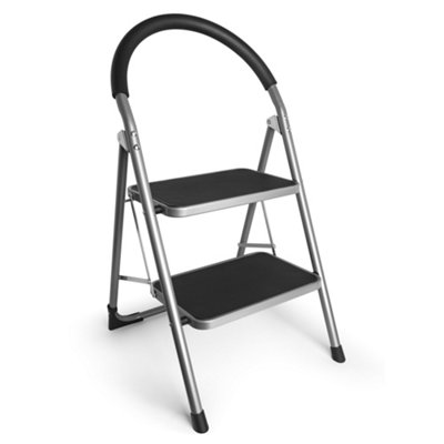 Vonhaus Premium 2 Step Ladder With 150Kg Max Capacity from B&Q