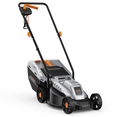 Vonhaus Electric Lawnmower 1200WCorded30L Collection Box3 Depth Settings32Cm Cutting Width10M Power Cord from B&Q