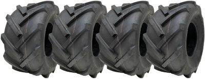 18X9.50-8 Open Centre Tyres Cleated Rotovator Industrial Wanda P328 (Set Of 4) 5056116800015 - Image 4