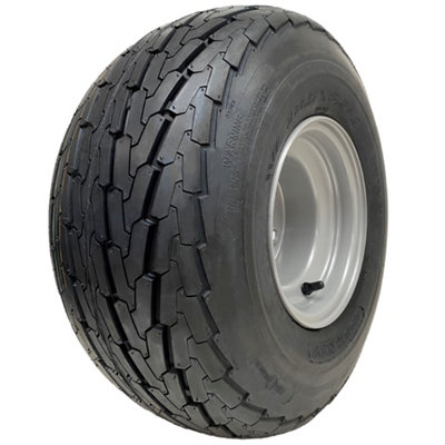 Parnells 18.5X8.50-8 Trailer Tyre & Wheel Assembly 100mm Pcd Wanda Road Legal 425Kg Load from B&Q