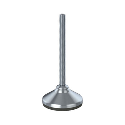 Parnells Stainless Levelling Foot 12X150X80mm Base & Anti-Vibration Pad 1000Kg from B&Q