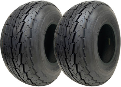 Journey 18.5X8.50-8 Trailer Tyre 6-Ply High Speed Road Legal 425Kgs 215/60-8 (Set Of 2) from B&Q