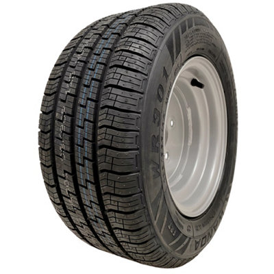 Parnells 195/55R10C Wanda Wr301 Radial Trailer Wheel 4X100 Pcd High Speed 750Kgs Capacity from B&Q