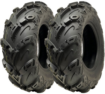 Parnells 24X8.00-12 Atv Quad Tyre Obor Mudsling Wu05 Tubeless Road Legal 217Kg (Set Of 2) from B&Q