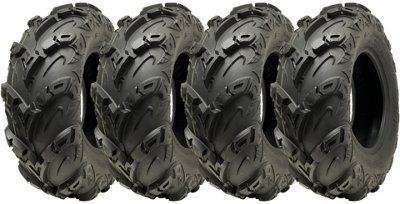 Parnells 24X8.00-12 Atv Quad Tyre Obor Mudsling Wu05 Tubeless Road Legal 217Kg (Set Of 4) from B&Q