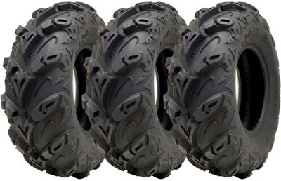 Parnells 25X8.00-12 Atv Quad Tyre Obor Mudsling Wu05 E-Marked Road Legal 165Kg (Set Of 3) from B&Q