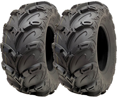 Parnells 25X10.00-12 Atv Quad Tyres Obor Mudsling E-Marked Road Legal 200Kgs (Set Of 2) from B&Q